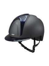 KEP ITALIA E - LIGHT MATT KASK JEŹDZIECKI METAL CZARNY / GRANATOWY - KEP Italia Equishop