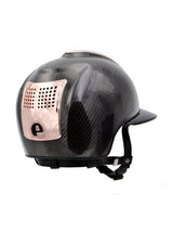 KEP ITALIA E - LIGHT SHINE KASK JEŹDZIECKI CZARNY / ROSE GOLD - KEP Italia Equishop