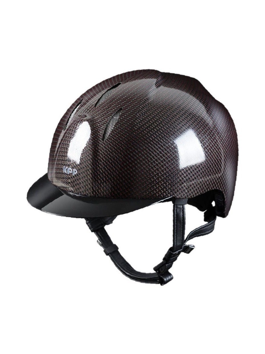 KEP ITALIA E - LIGHT SHINE KASK JEŹDZIECKI METAL BLACK VISOR CZARNY - KEP Italia Equishop