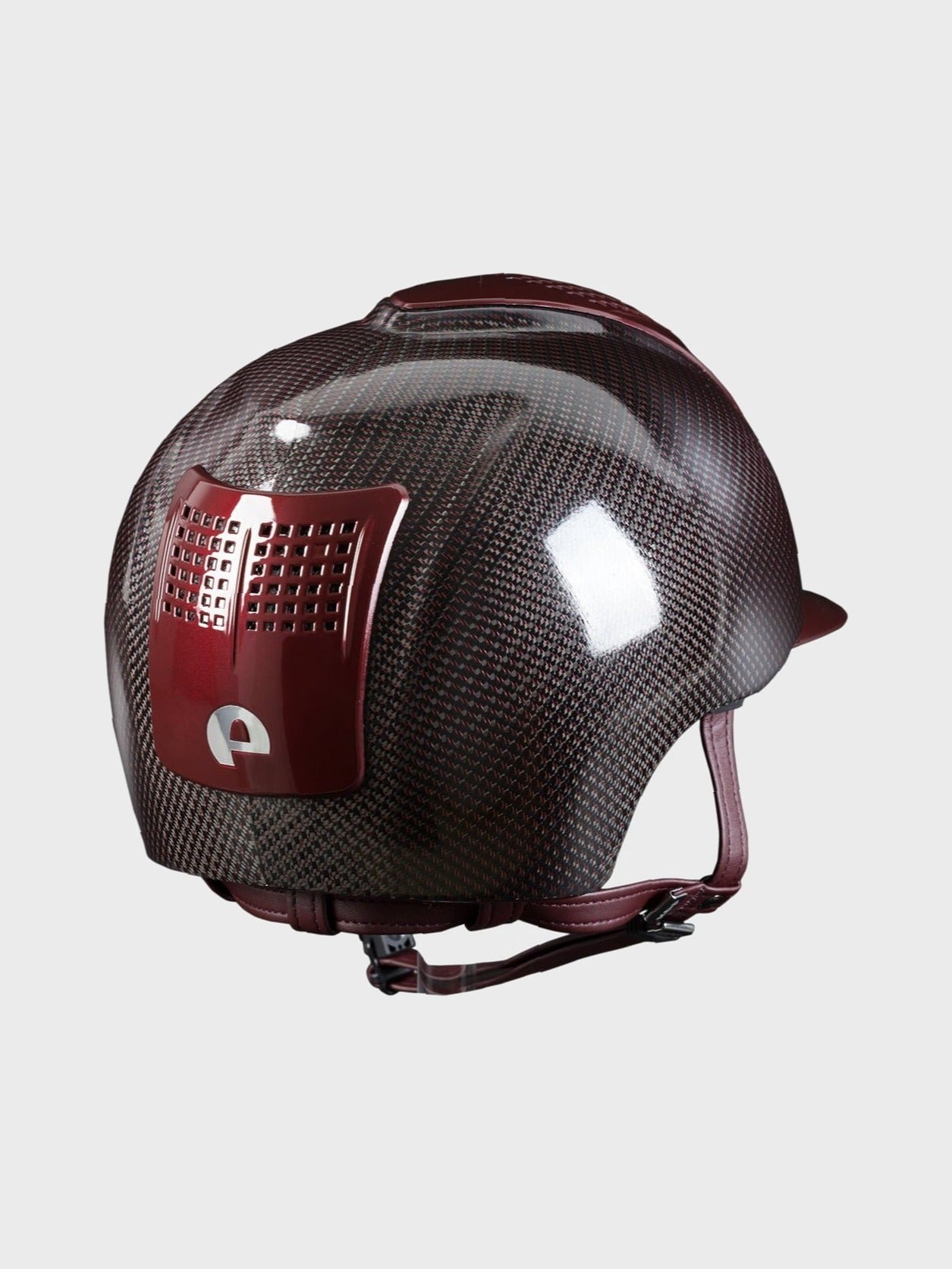 KEP ITALIA E - LIGHT SHINE KASK JEŹDZIECKI METAL BORDEAUX VISOR CZARNY - KEP Italia Equishop