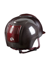 KEP ITALIA E - LIGHT SHINE KASK JEŹDZIECKI METAL BORDEAUX VISOR CZARNY - KEP Italia Equishop