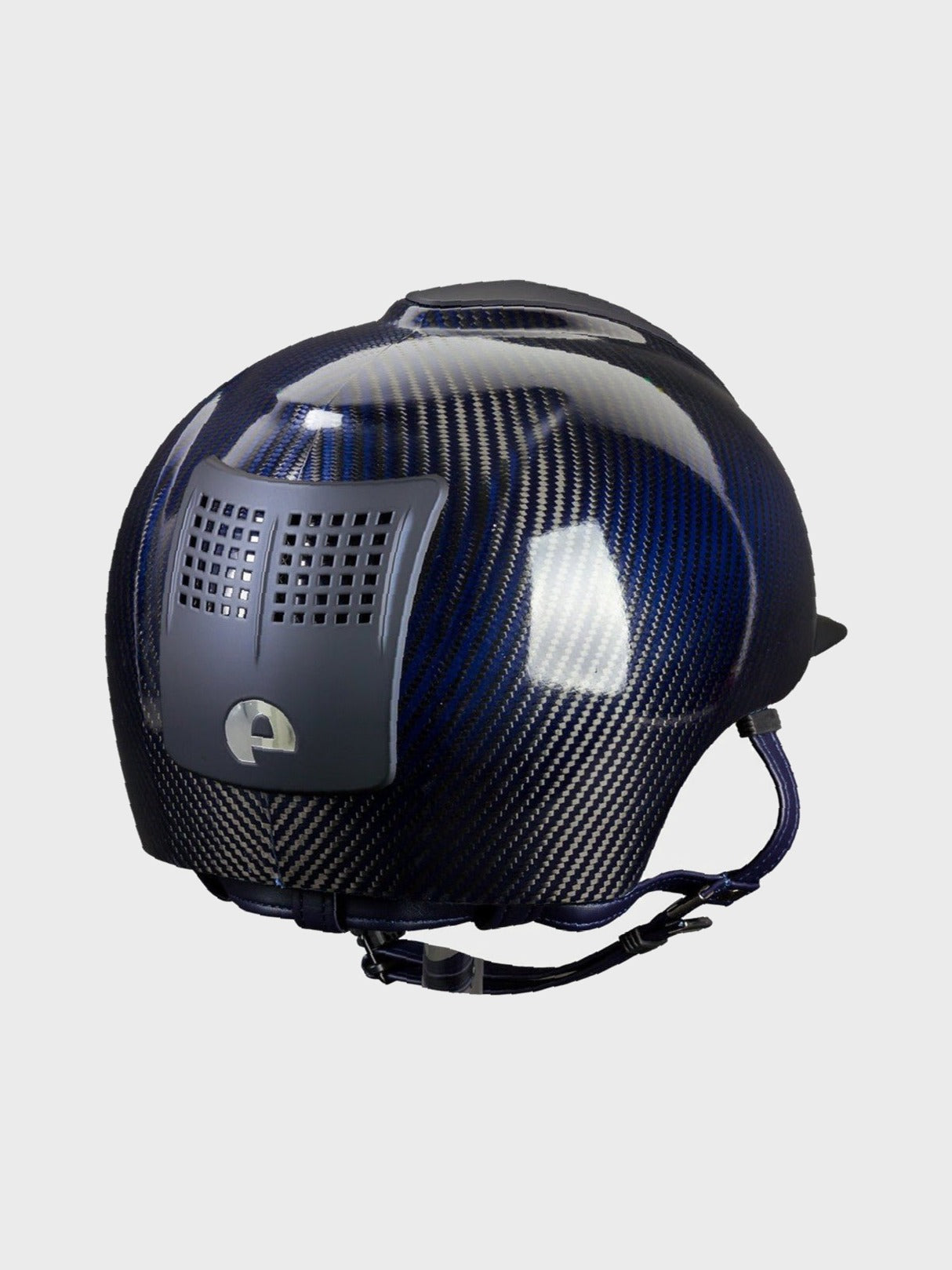 KEP ITALIA E - LIGHT SHINE KASK JEŹDZIECKI TITANIUM MATT GRANATOWY / CZARNY - KEP Italia Equishop