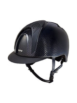 KEP ITALIA E - LIGHT SHINE KASK JEŹDZIECKI TITANIUM MATT GRANATOWY / CZARNY - KEP Italia Equishop