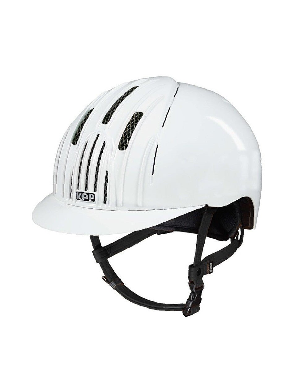KEP ITALIA ENDURANCE KASK JEŹDZIECKI SHINE BIAŁY - KEP Italia Equishop