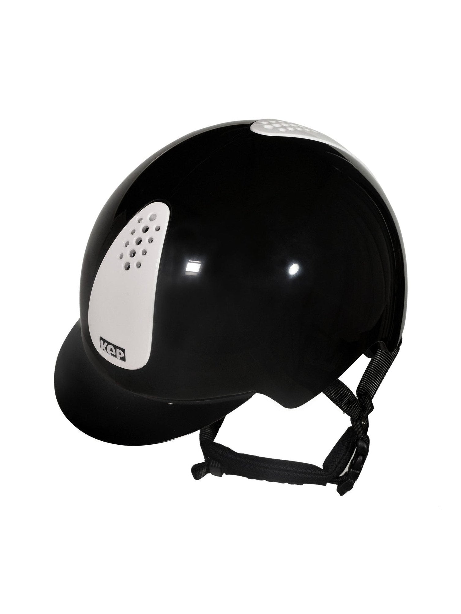 KEP ITALIA KEPPY KASK JEŹDZIECKI DZIECIĘCY CZARNY / BIAŁY - KEP Italia Equishop