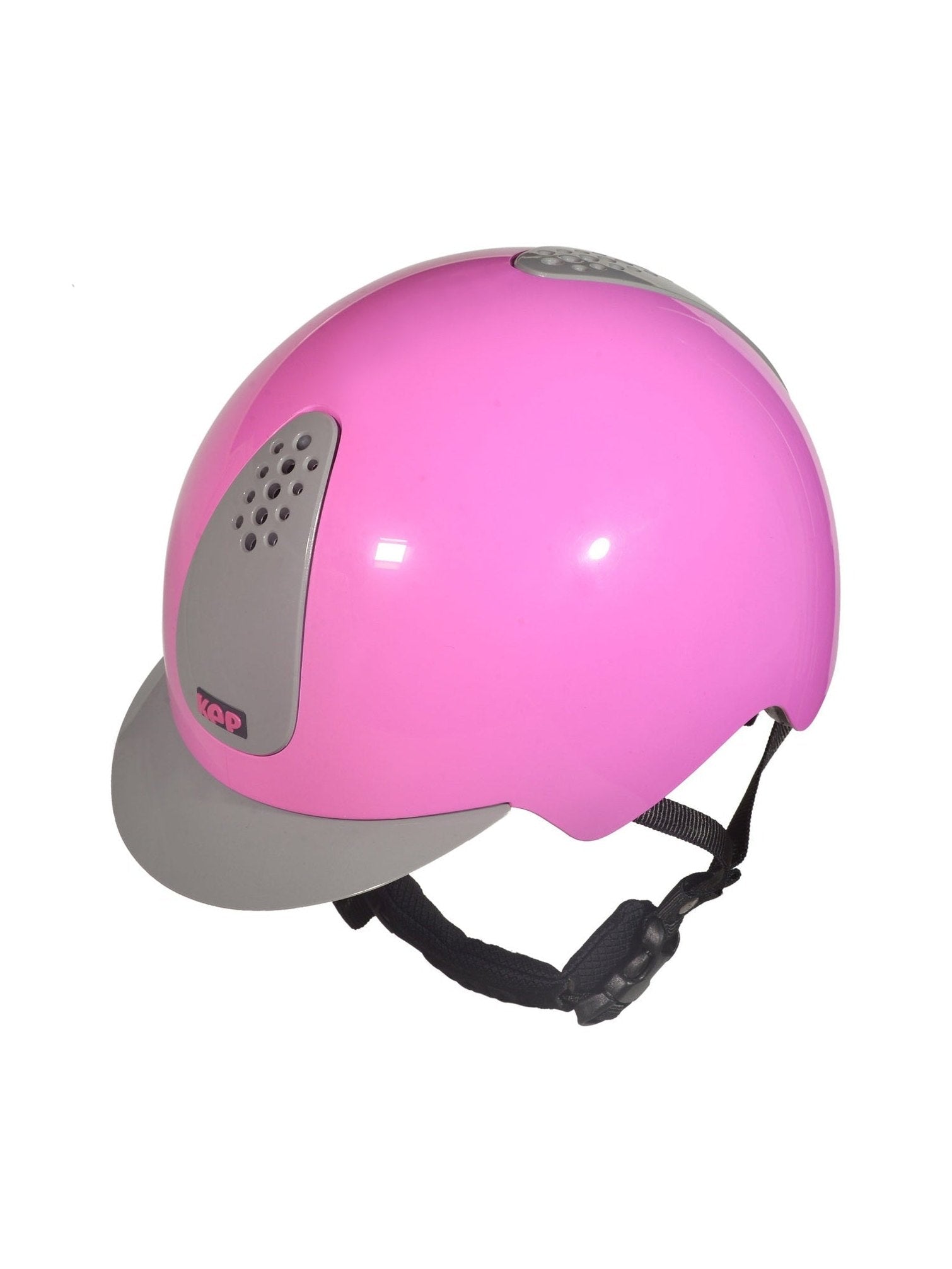 KEP ITALIA KEPPY KASK JEŹDZIECKI DZIECIĘCY RÓŻOWY / SZARY - KEP Italia Equishop
