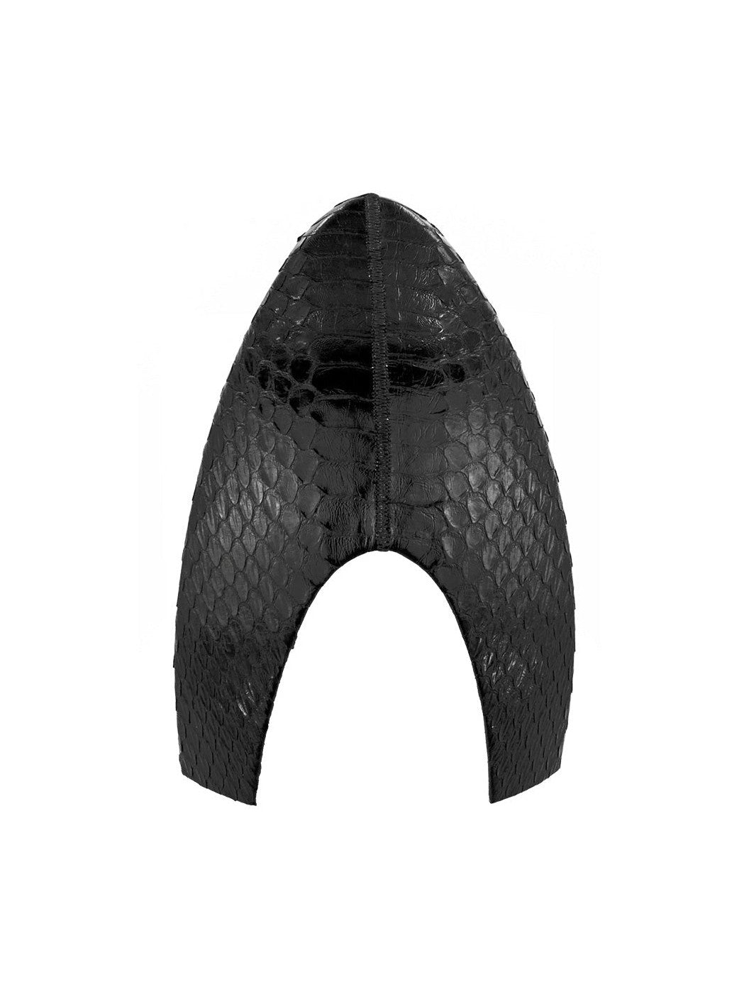 KEP ITALIA PANEL DO KASKU SNAKE MATT CZARNY PRZEDNI - KEP Italia Equishop