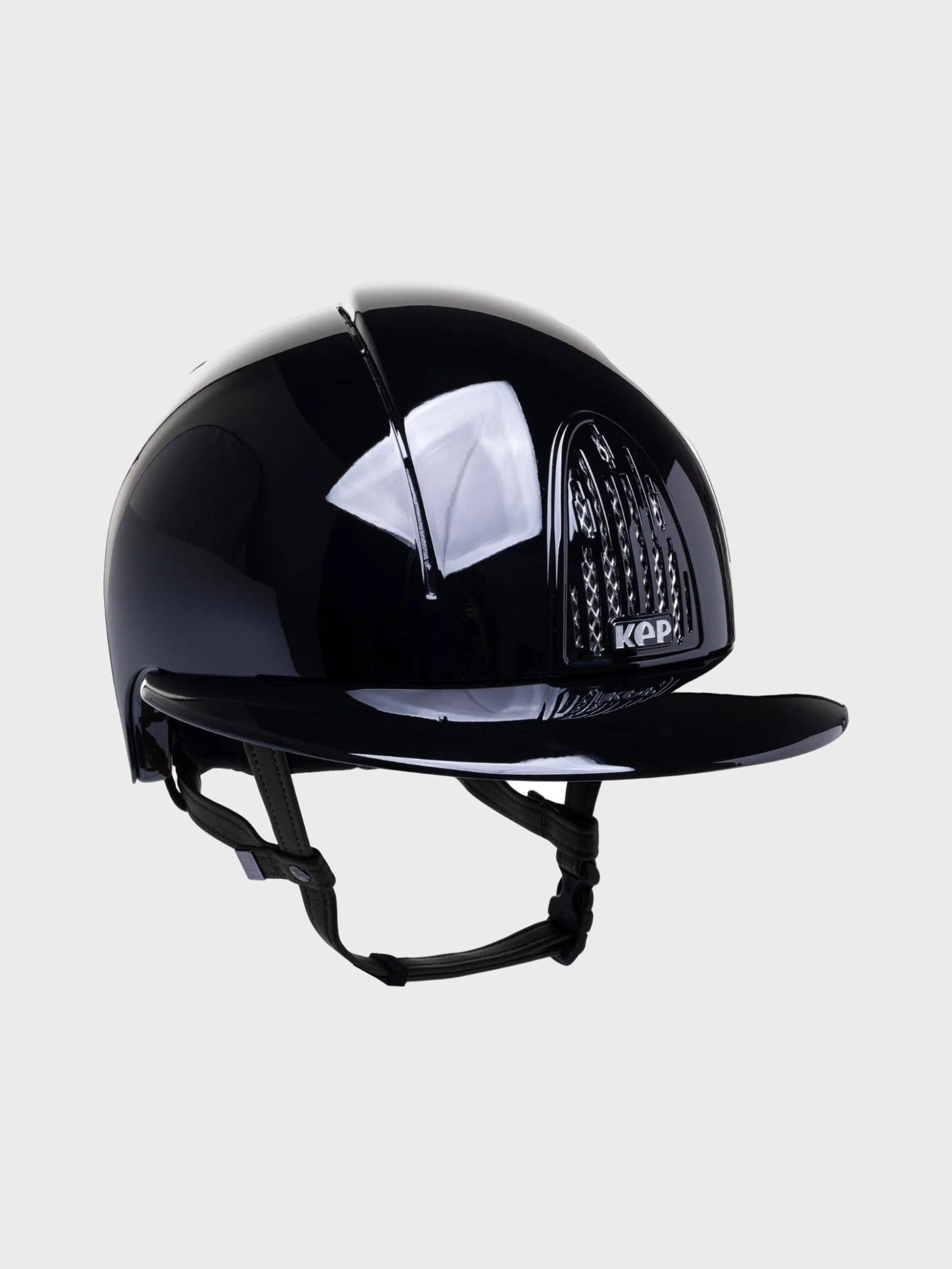 KEP ITALIA SMART POLO VISOR KASK JEŹDZIECKI POLISH CZARNY - KEP Italia Equishop