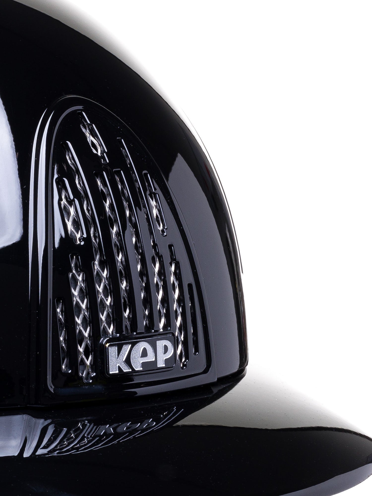 KEP ITALIA SMART POLO VISOR KASK JEŹDZIECKI POLISH CZARNY - KEP Italia Equishop