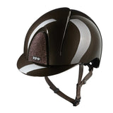 KEP SMART NOVA KASK JEŹDZIECKI POLISH BRĄZOWY SHINY STAR - Kep Italia Equishop