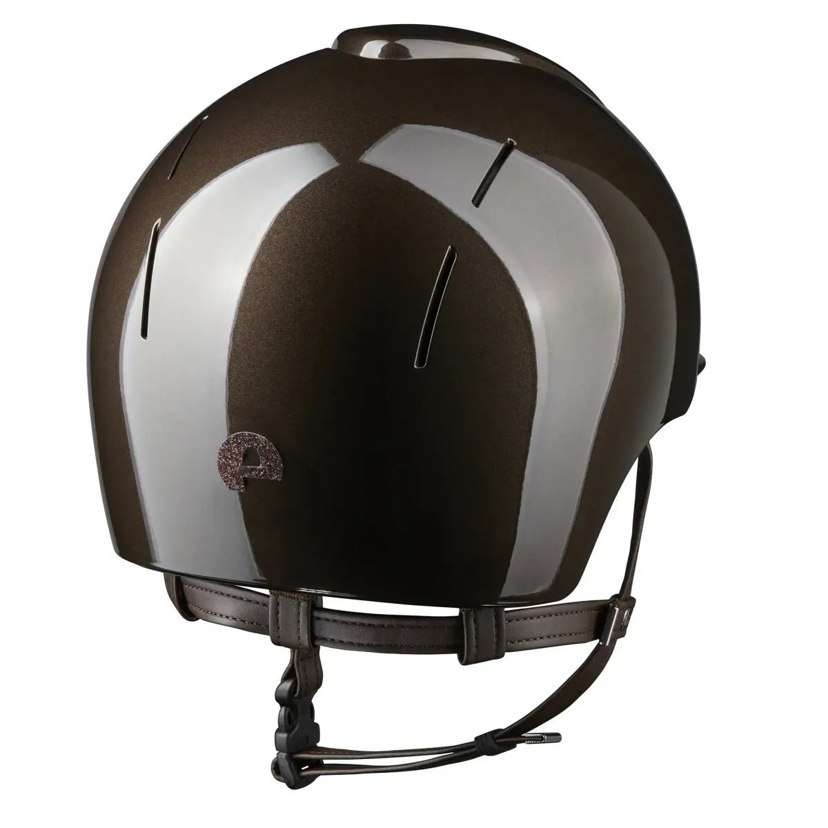 KEP SMART NOVA KASK JEŹDZIECKI POLISH BRĄZOWY SHINY STAR - Kep Italia Equishop