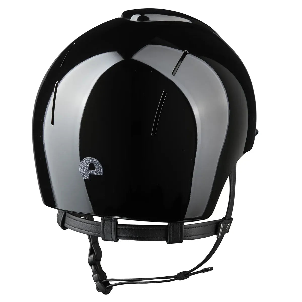 KEP SMART NOVA KASK JEŹDZIECKI POLISH CZARNY SHINY STAR SILVER - Kep Italia Equishop