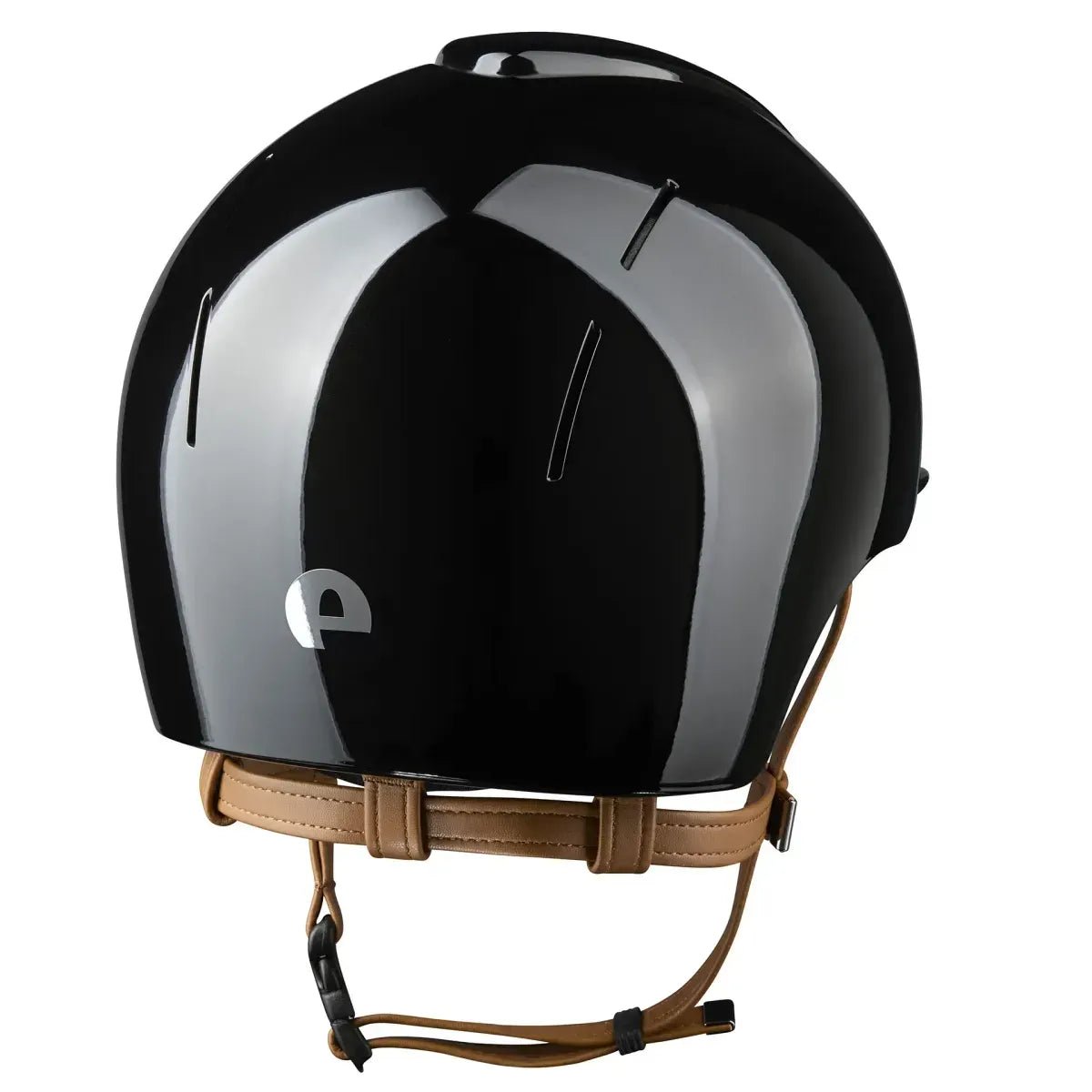 KEP SMART NOVA KASK JEŹDZIECKI POLISH CZARNY Z BEŻOWYM PASKIEM - Kep Italia Equishop