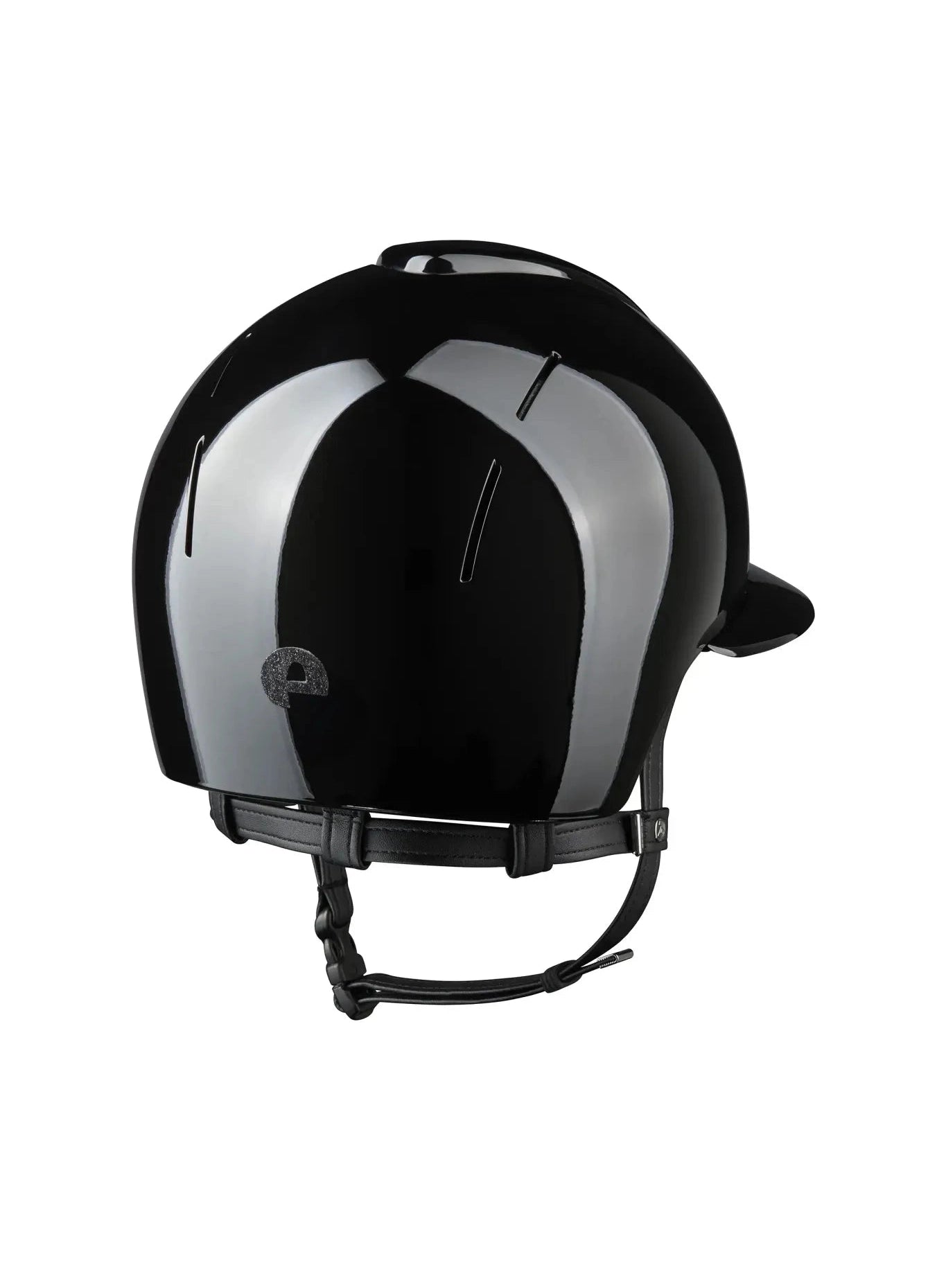 KEP SMART NOVA KASK JEŹDZIECKI POLISH DASZEK POLO CZARNY SHINY STAR - Kep Italia Equishop