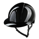 KEP SMART NOVA KASK JEŹDZIECKI POLISH DASZEK POLO CZARNY SHINY STAR SILVER - Kep Italia Equishop