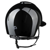 KEP SMART NOVA KASK JEŹDZIECKI POLISH DASZEK POLO CZARNY SHINY STAR SILVER - Kep Italia Equishop