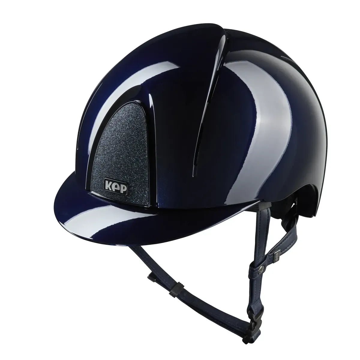 KEP SMART NOVA KASK JEŹDZIECKI POLISH GRANATOWY SHINY STAR - Kep Italia Equishop