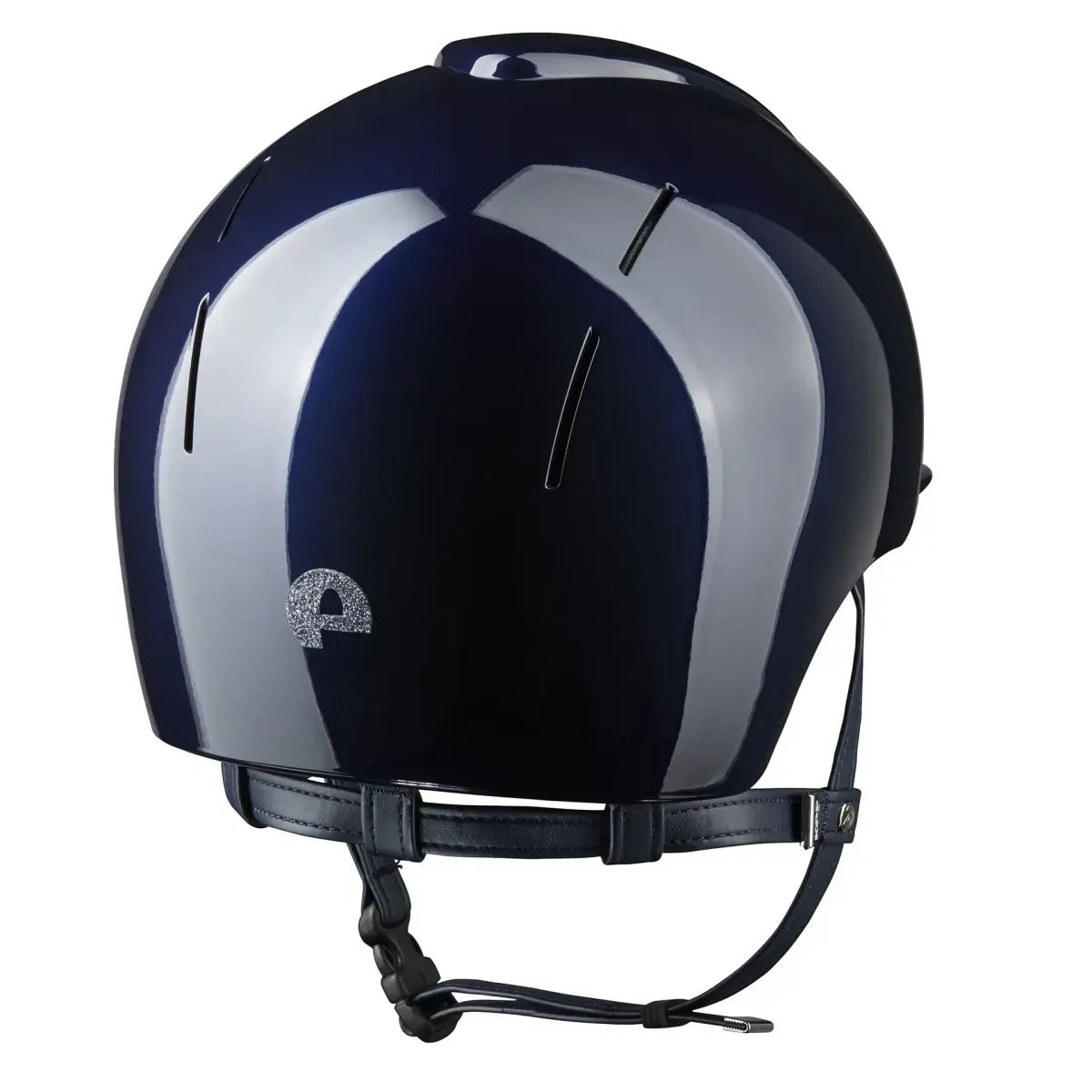 KEP SMART NOVA KASK JEŹDZIECKI POLISH GRANATOWY SHINY STAR SILVER - Kep Italia Equishop