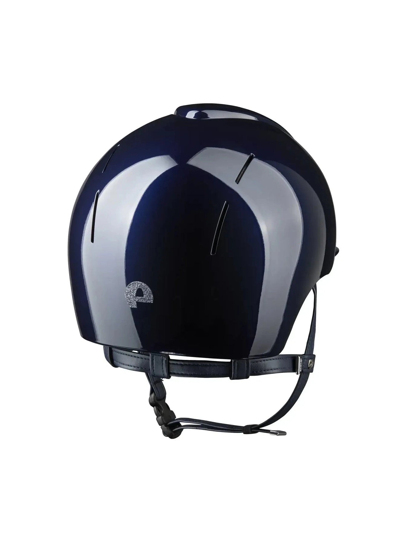 KEP SMART NOVA KASK JEŹDZIECKI POLISH GRANATOWY SHINY STAR SILVER - Kep Italia Equishop