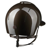 KEP SMART NOVA KASK JEŹDZIECKI POLISH POLO BRĄZOWY SHINY STAR - Kep Italia Equishop