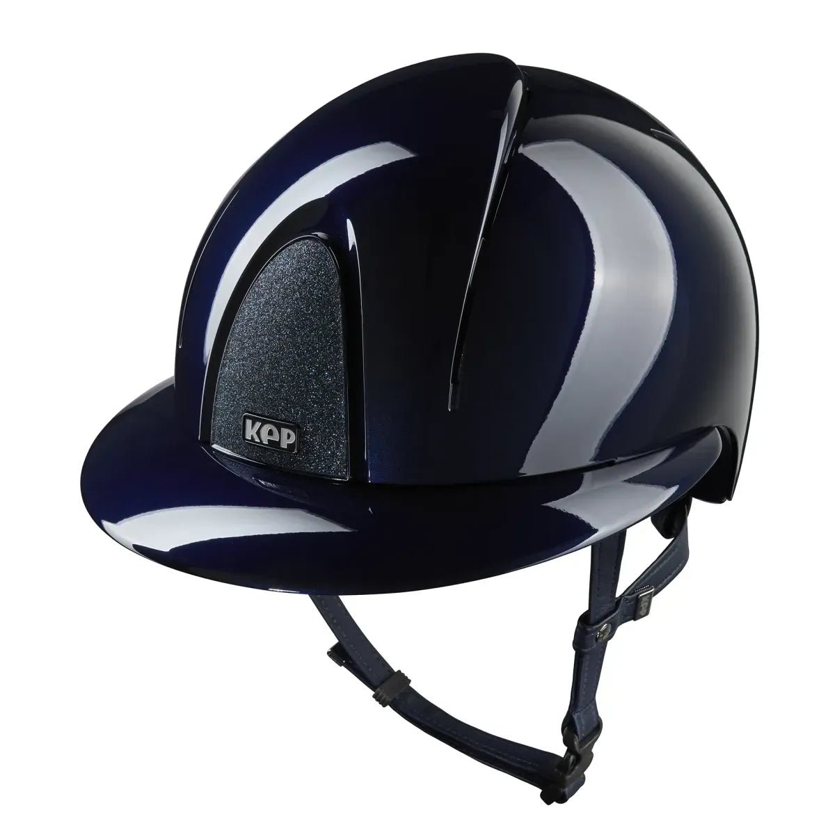 KEP SMART NOVA KASK JEŹDZIECKI POLISH POLO GRANATOWY SHINY STAR - Kep Italia Equishop