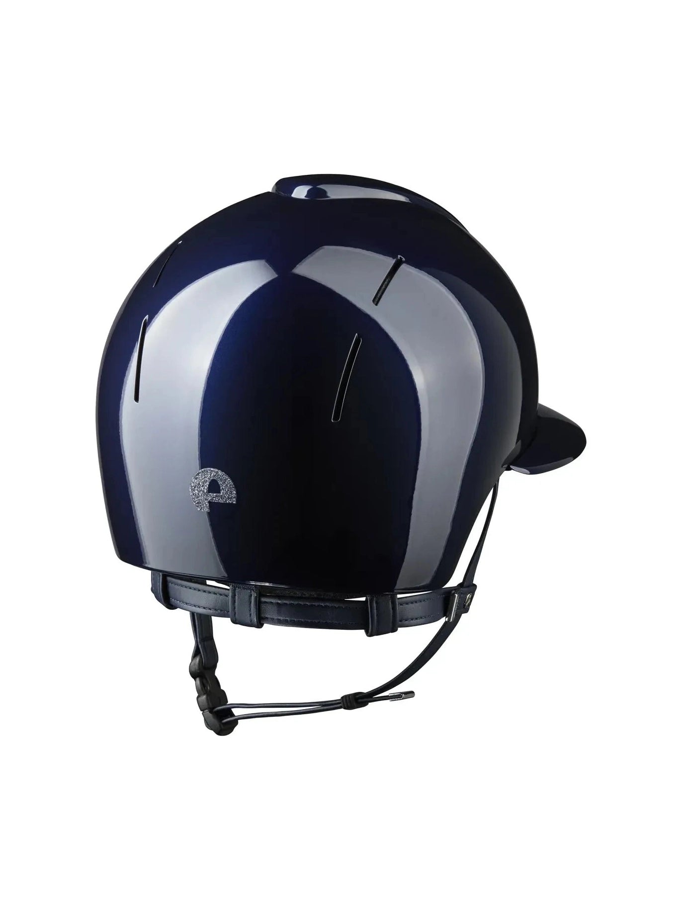KEP SMART NOVA KASK JEŹDZIECKI POLISH POLO GRANATOWY SHINY STAR SILVER - Kep Italia Equishop