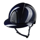 KEP SMART NOVA KASK JEŹDZIECKI POLISH POLO GRANATOWY SHINY STAR SILVER - Kep Italia Equishop