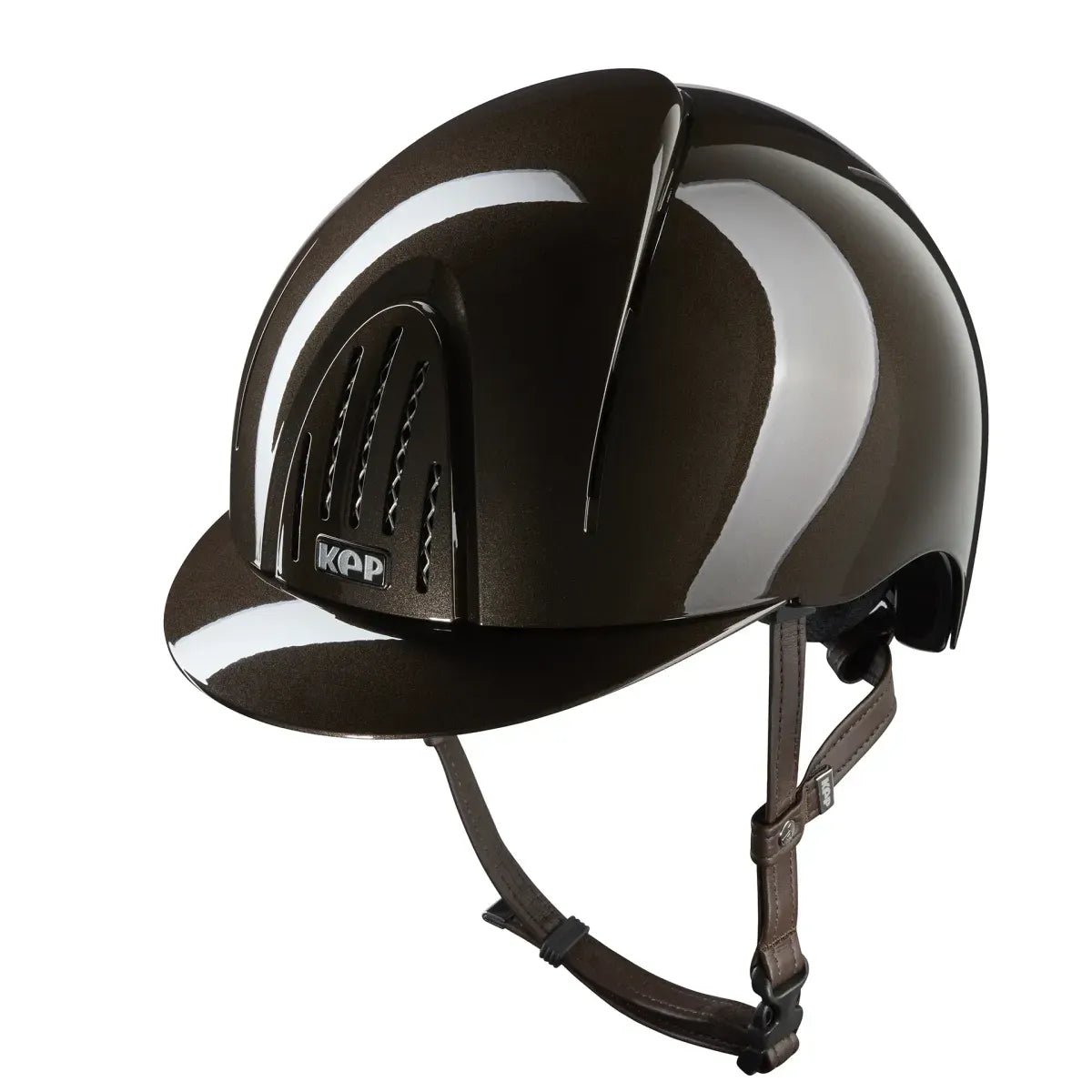 KEP SMART NOVA KASK JEŹDZIECKI STANDARD POLISH BRĄZOWY - Kep Italia Equishop