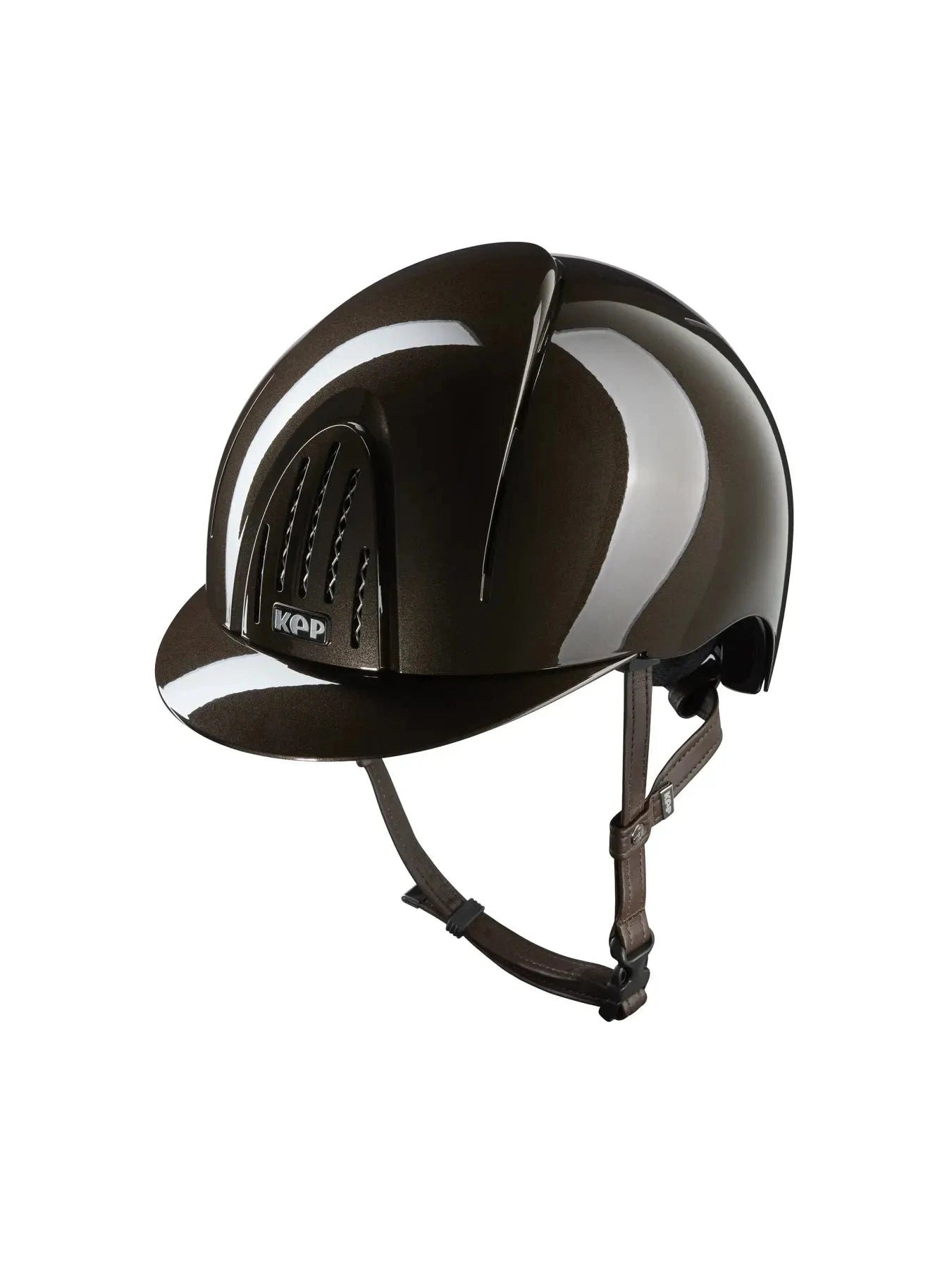 KEP SMART NOVA KASK JEŹDZIECKI STANDARD POLISH BRĄZOWY - Kep Italia Equishop