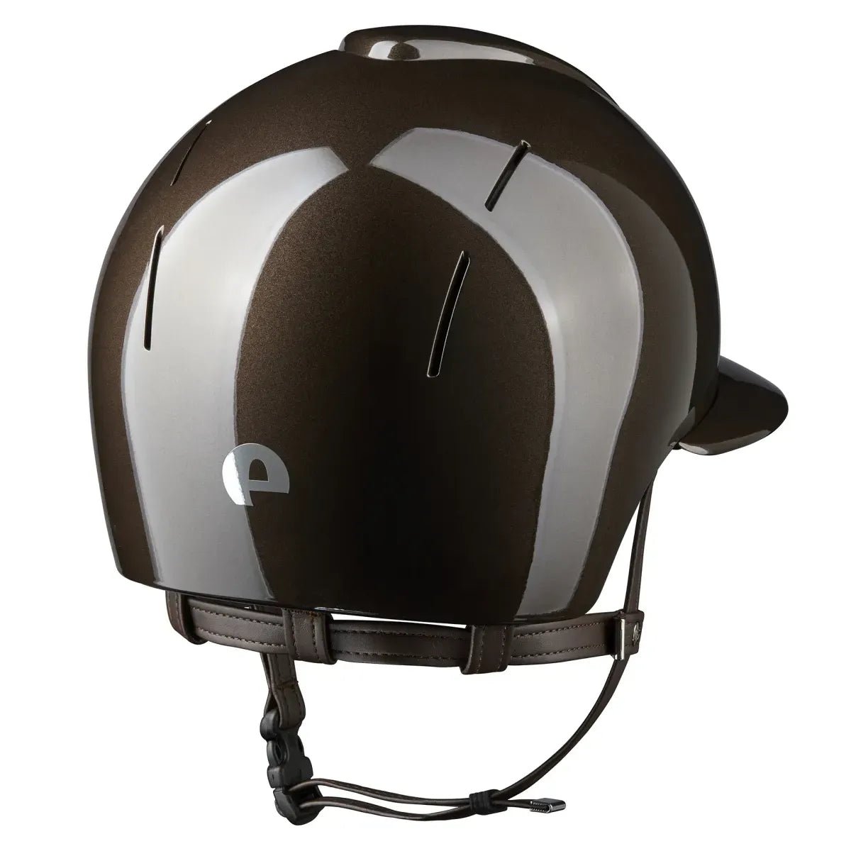 KEP SMART NOVA KASK JEŹDZIECKI STANDARD POLISH DASZEK POLO BRĄZOWY - Kep Italia Equishop