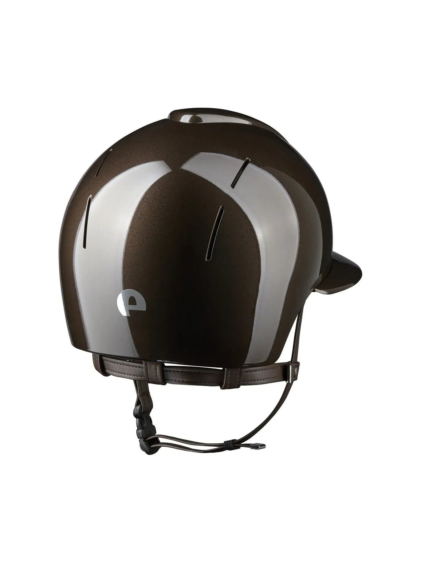 KEP SMART NOVA KASK JEŹDZIECKI STANDARD POLISH DASZEK POLO BRĄZOWY - Kep Italia Equishop