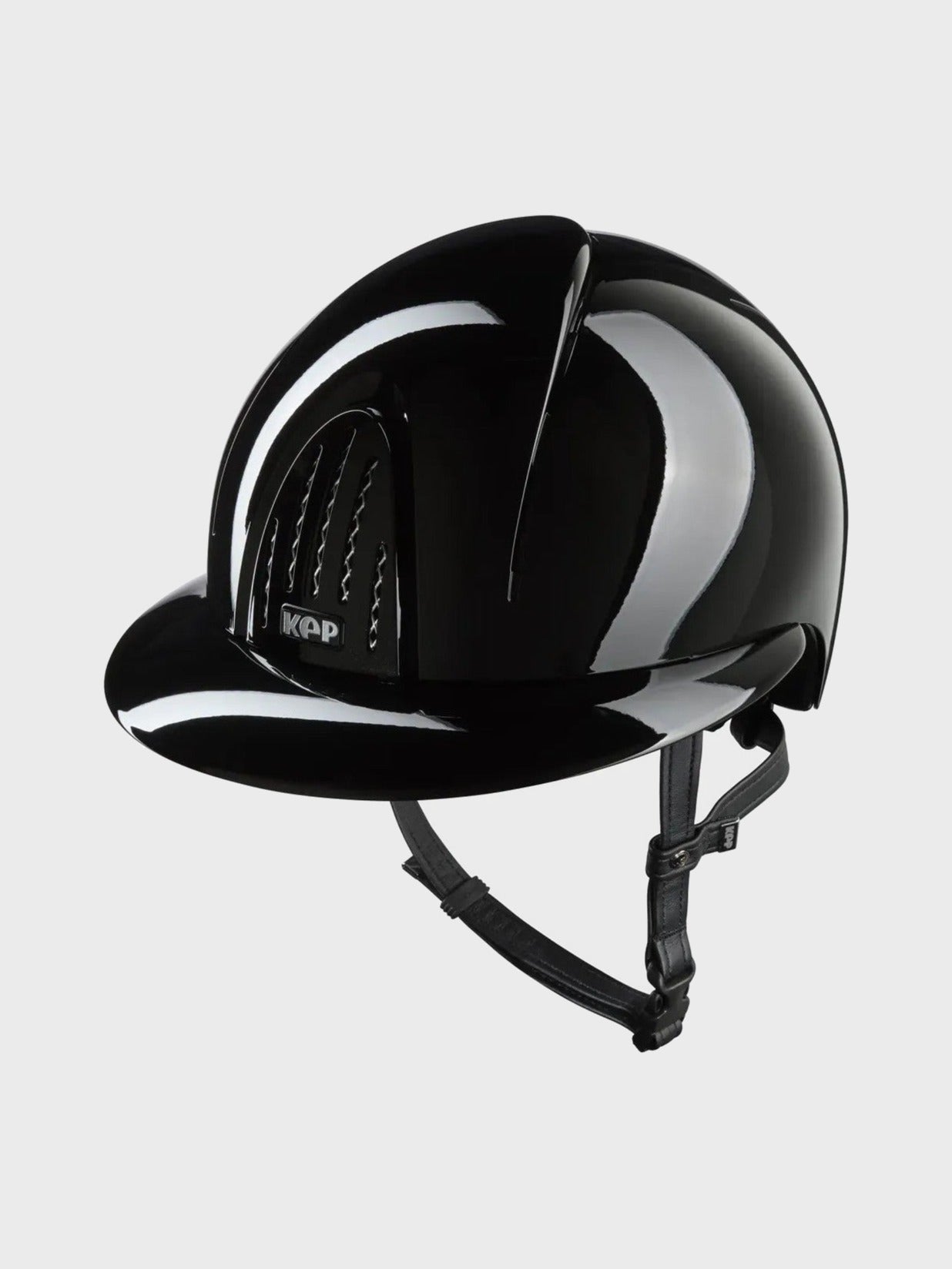 KEP SMART NOVA KASK JEŹDZIECKI STANDARD POLISH DASZEK POLO CZARNY - Kep Italia Equishop