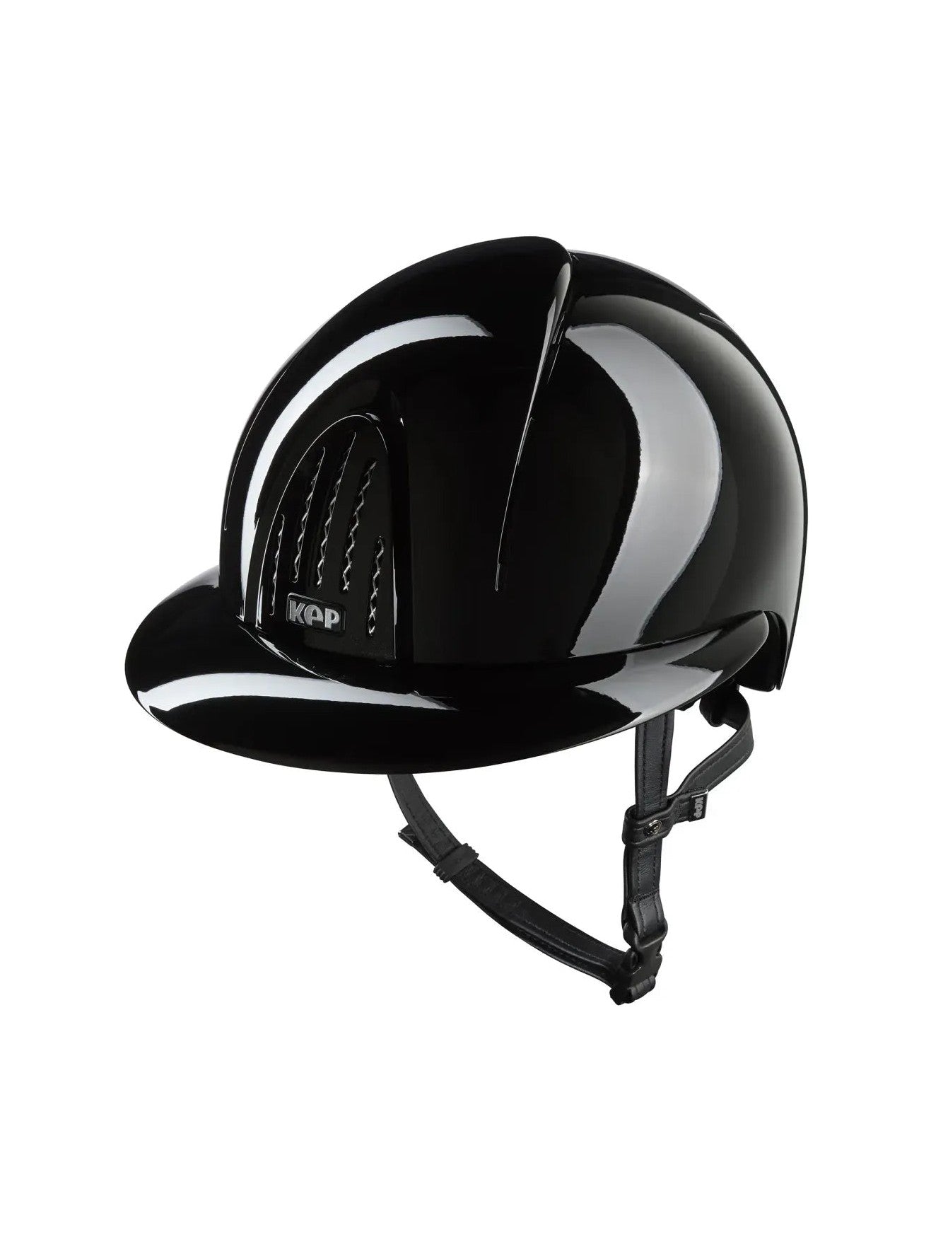 KEP SMART NOVA KASK JEŹDZIECKI STANDARD POLISH DASZEK POLO CZARNY - Kep Italia Equishop