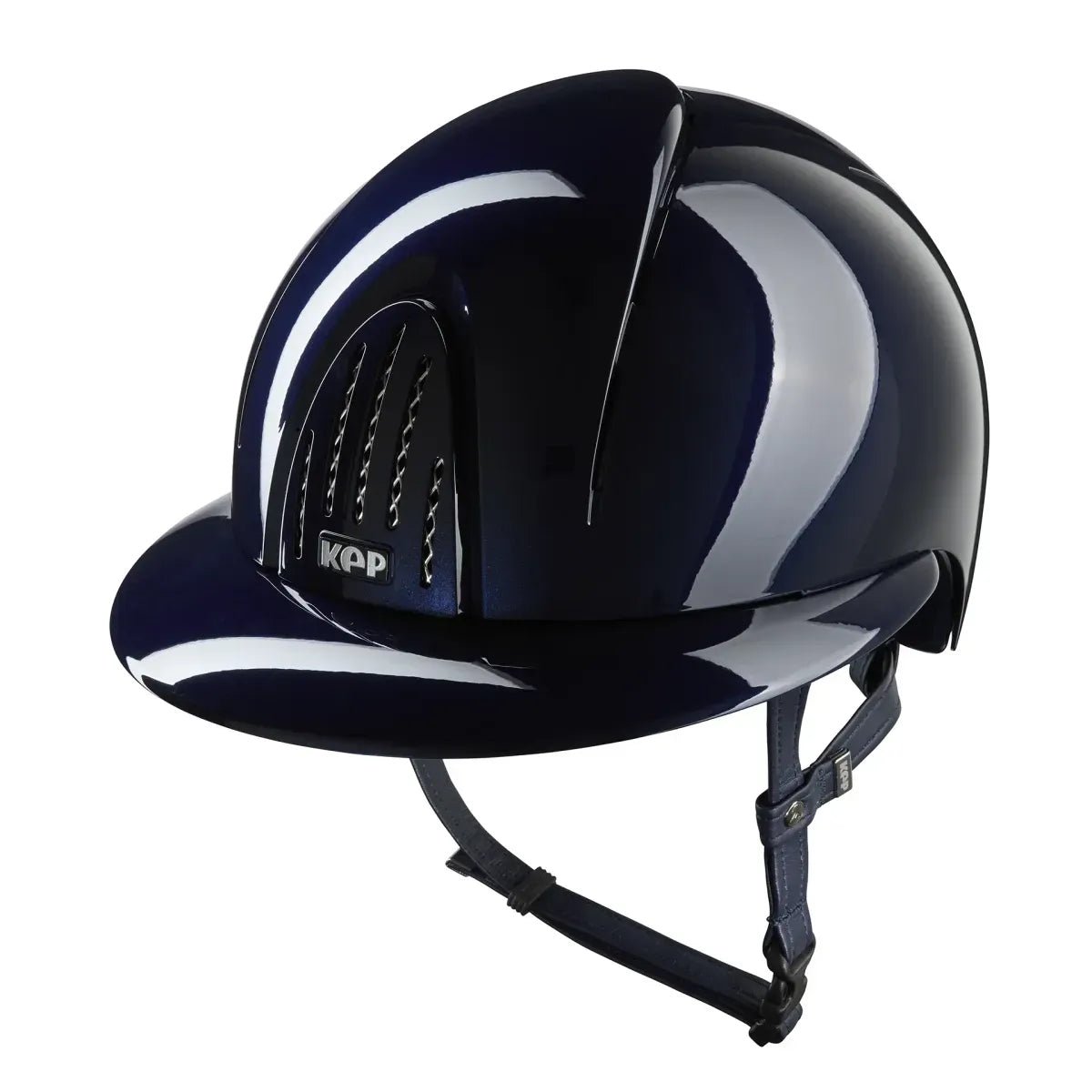 KEP SMART NOVA KASK JEŹDZIECKI STANDARD POLISH DASZEK POLO GRANATOWY - Kep Italia Equishop