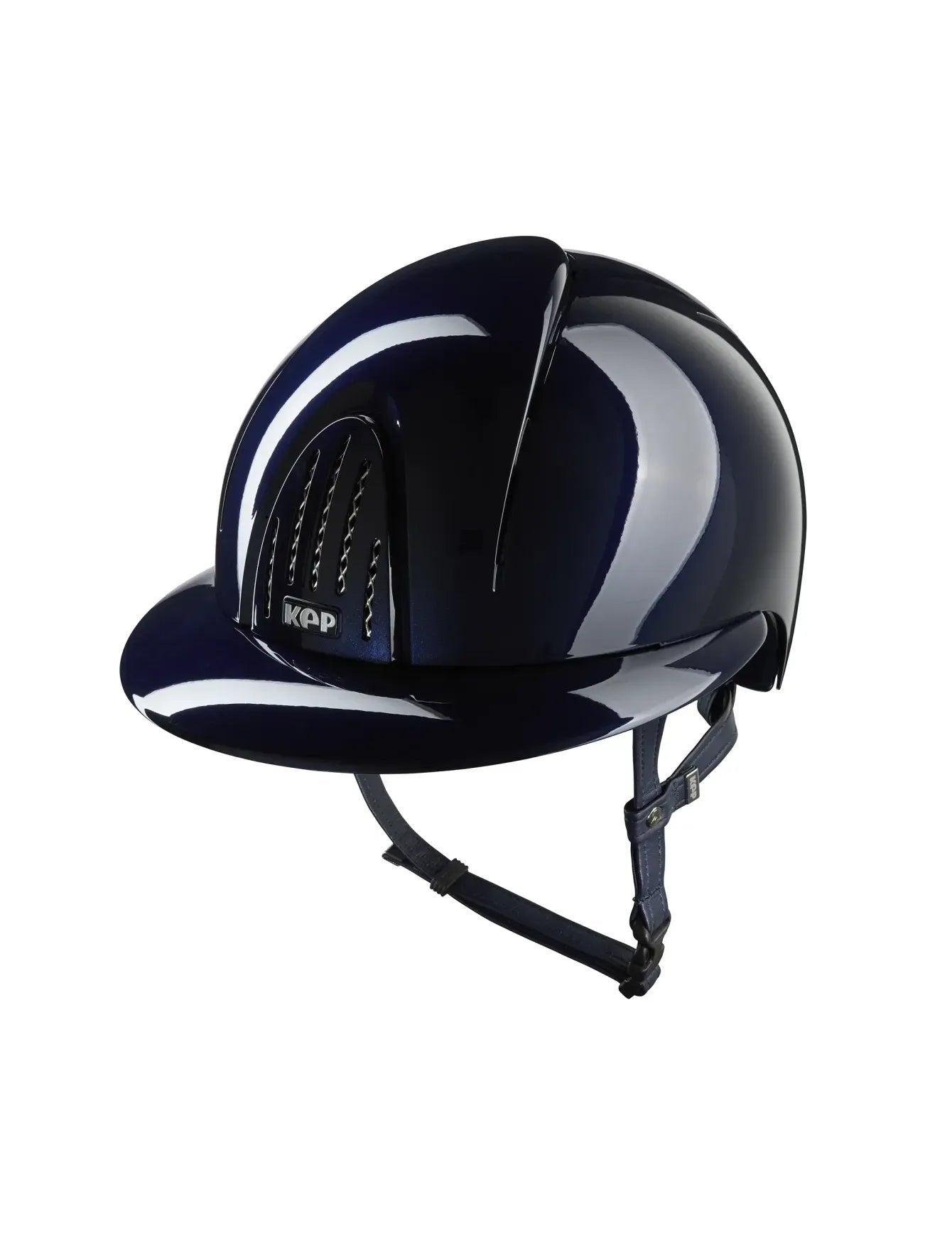 KEP SMART NOVA KASK JEŹDZIECKI STANDARD POLISH DASZEK POLO GRANATOWY - Kep Italia Equishop