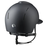 KEP SMART NOVA KASK JEŹDZIECKI STANDARD TEXTILE DASZEK POLO CZARNY - Kep Italia Equishop