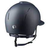 KEP SMART NOVA KASK JEŹDZIECKI STANDARD TEXTILE DASZEK POLO GRANATOWY - Kep Italia Equishop