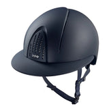 KEP SMART NOVA KASK JEŹDZIECKI STANDARD TEXTILE DASZEK POLO GRANATOWY - Kep Italia Equishop