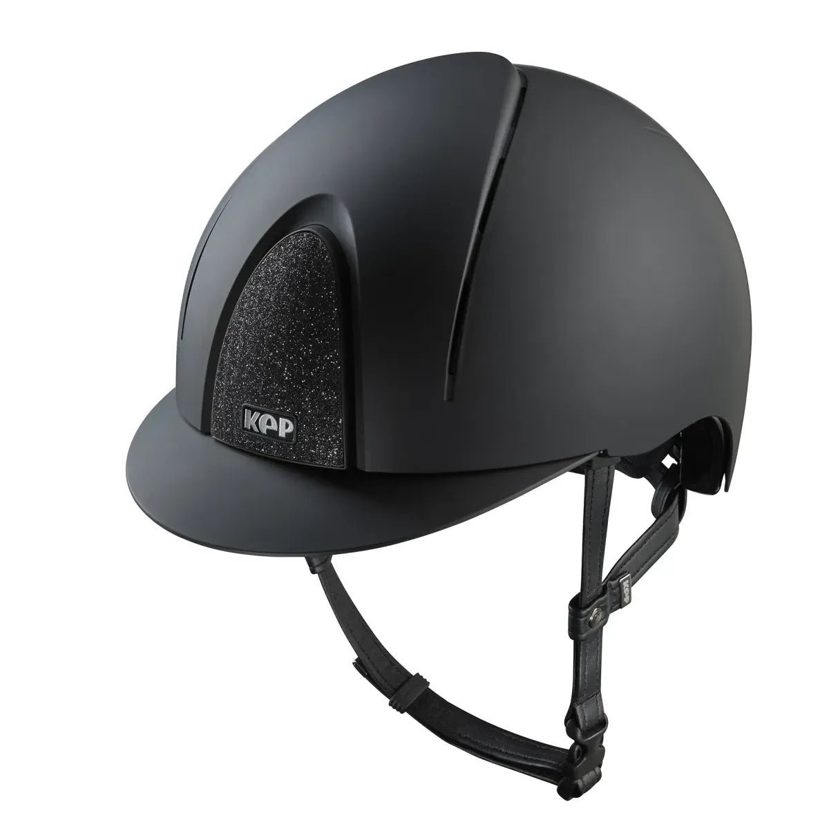 KEP SMART NOVA KASK JEŹDZIECKI TEXTILE CZARNY SHINY STAR - Kep Italia Equishop
