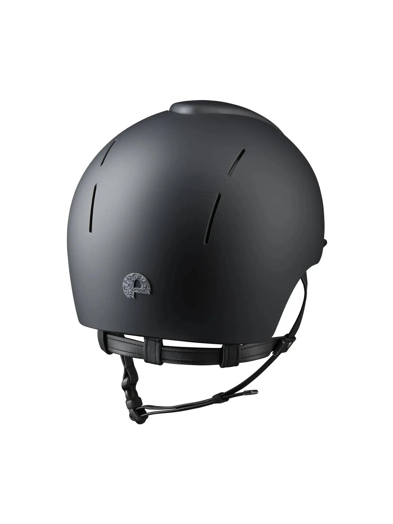 KEP SMART NOVA KASK JEŹDZIECKI TEXTILE CZARNY SHINY STAR SILVER - Kep Italia Equishop