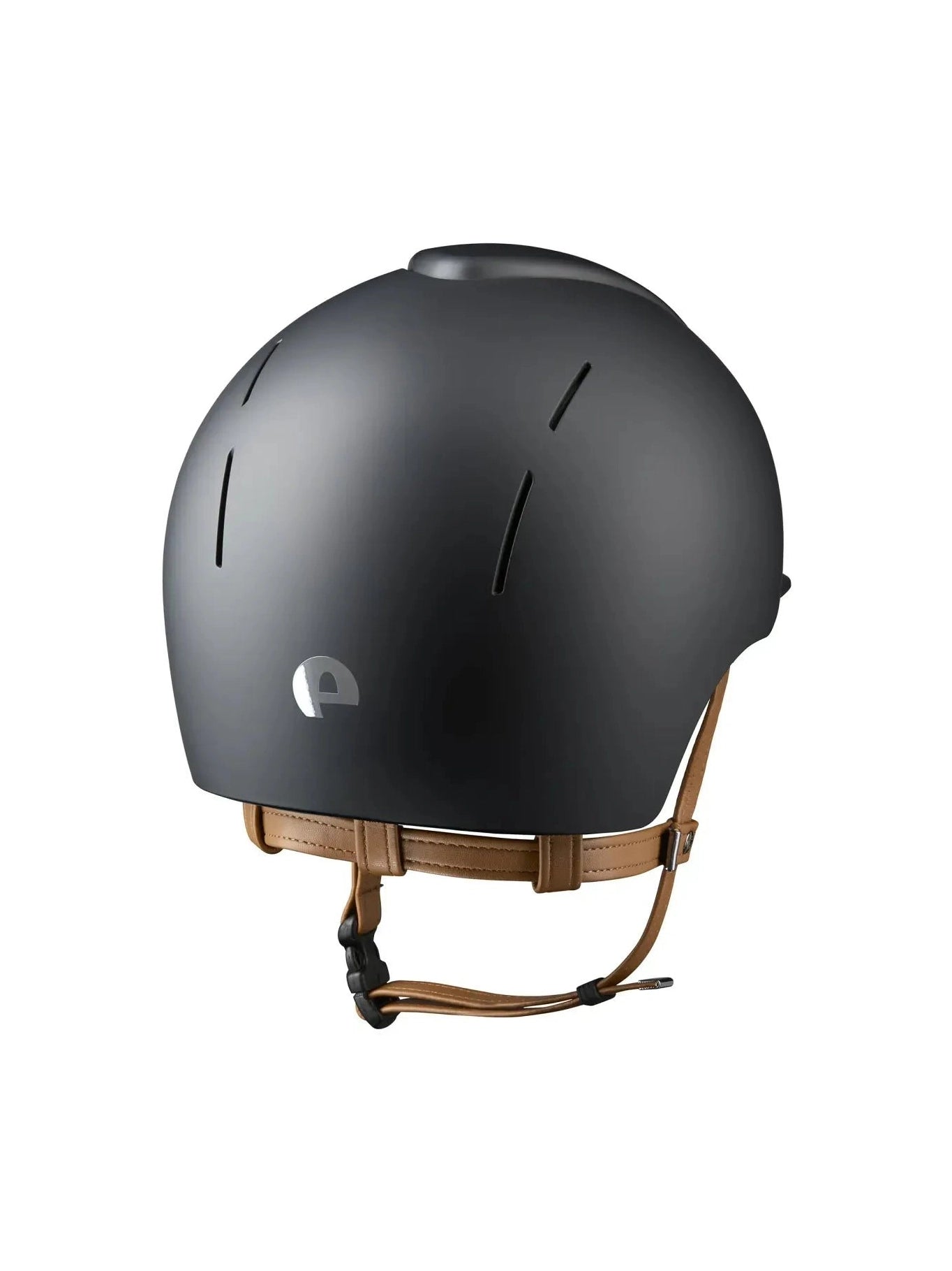 KEP SMART NOVA KASK JEŹDZIECKI TEXTILE CZARNY Z BEŻOWYM PASKIEM - Kep Italia Equishop