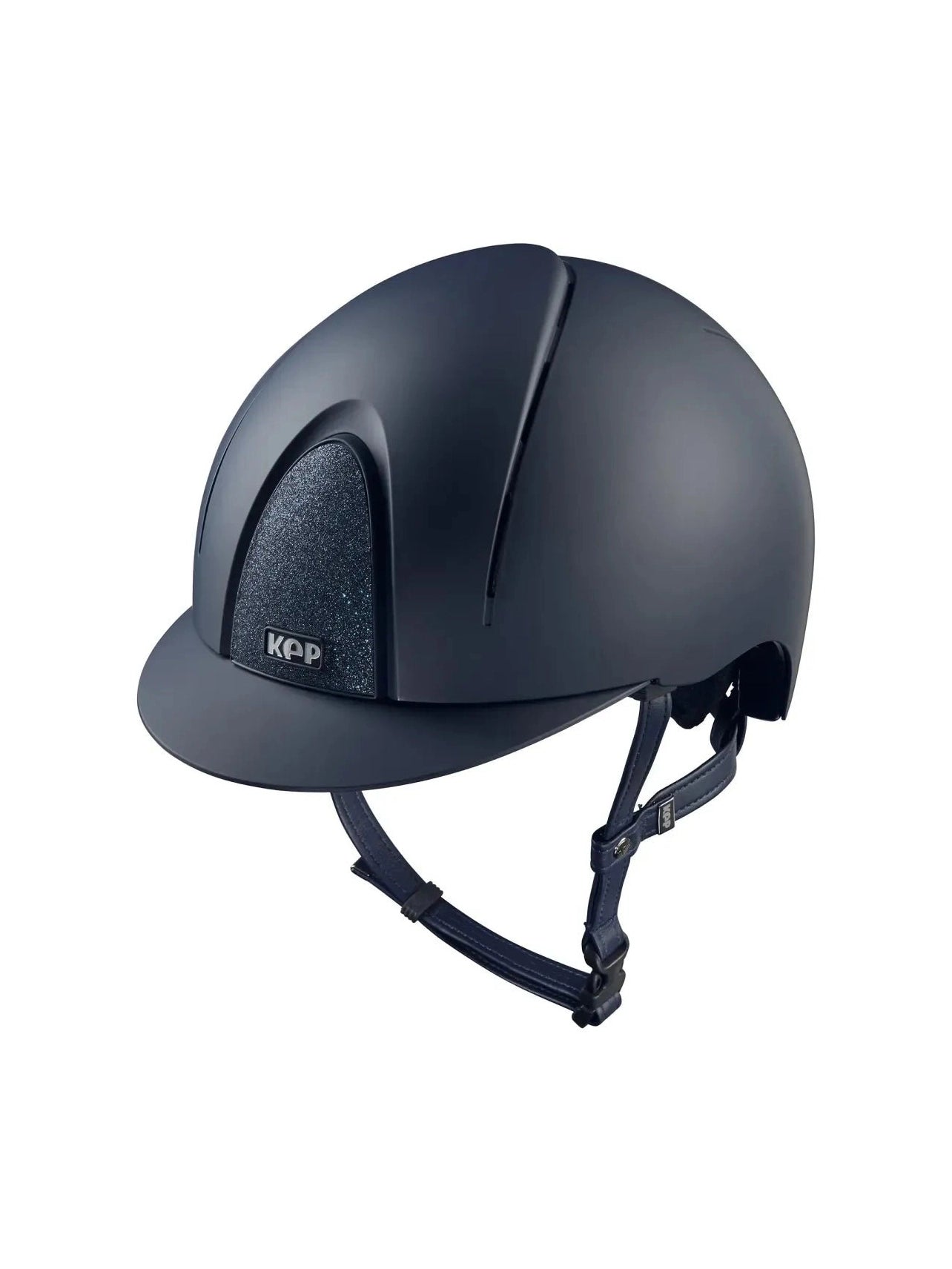 KEP SMART NOVA KASK JEŹDZIECKI TEXTILE GRANATOWY SHINY STAR - Kep Italia Equishop