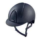 KEP SMART NOVA KASK JEŹDZIECKI TEXTILE GRANATOWY SHINY STAR - Kep Italia Equishop