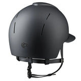 KEP SMART NOVA KASK JEŹDZIECKI TEXTILE POLO CZARNY SHINY STAR - Kep Italia Equishop