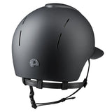 KEP SMART NOVA KASK JEŹDZIECKI TEXTILE POLO CZARNY SHINY STAR SILVER - Kep Italia Equishop