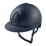 KEP SMART NOVA KASK JEŹDZIECKI TEXTILE POLO GRANATOWY SHINY STAR - Kep Italia Equishop