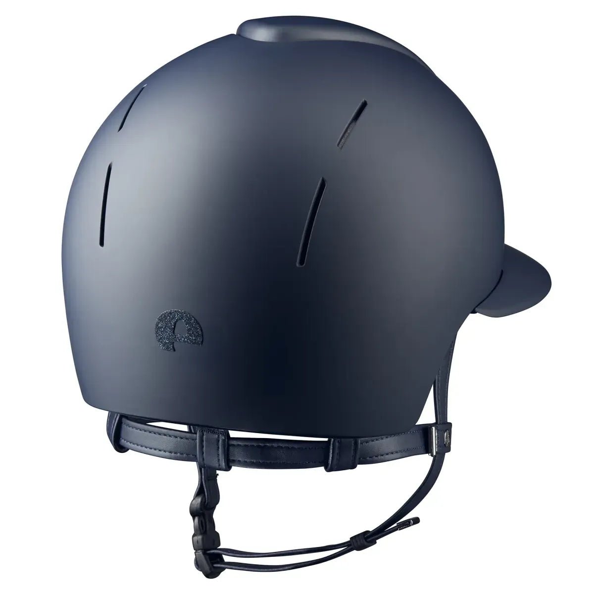 KEP SMART NOVA KASK JEŹDZIECKI TEXTILE POLO GRANATOWY SHINY STAR - Kep Italia Equishop
