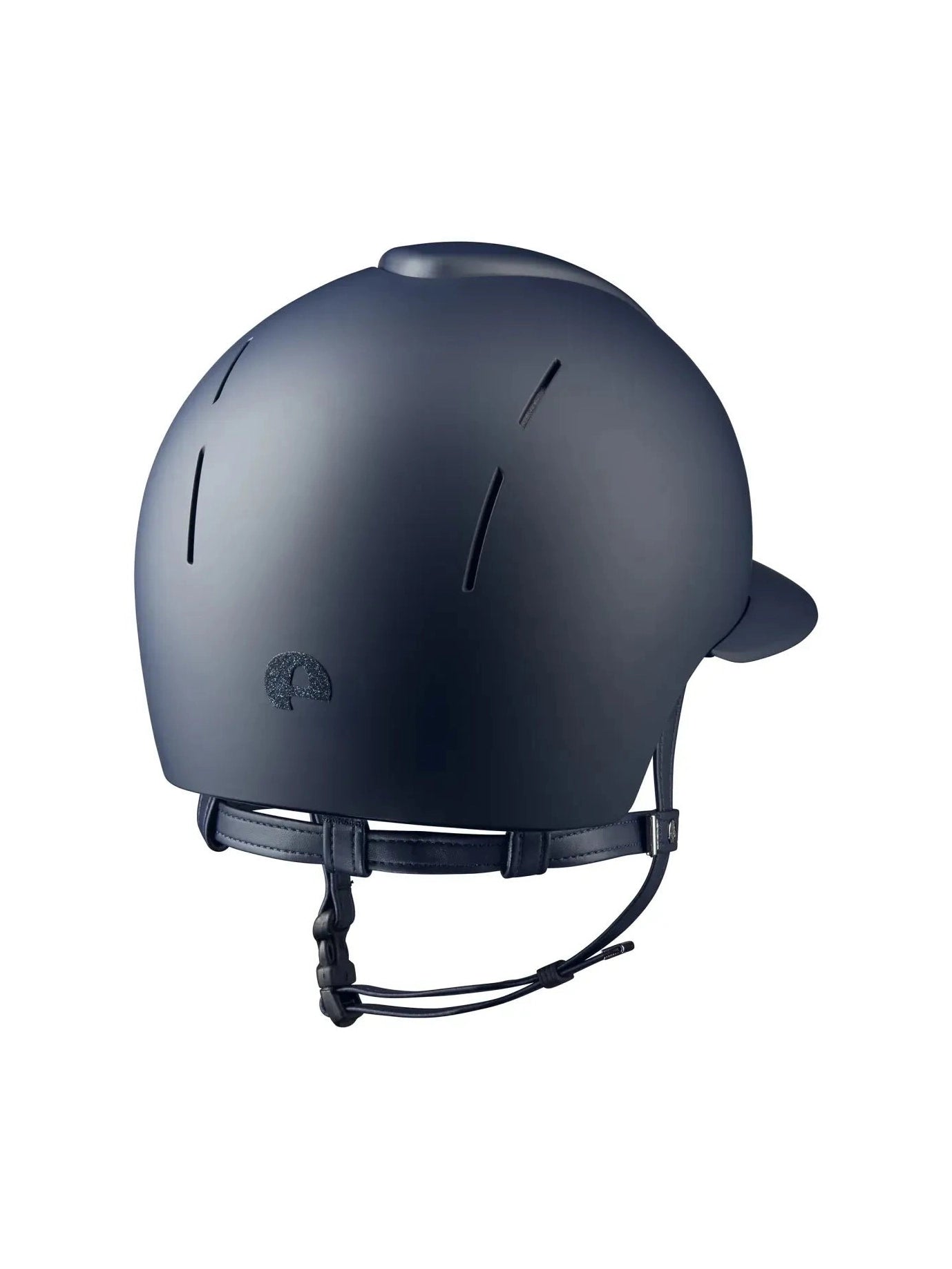 KEP SMART NOVA KASK JEŹDZIECKI TEXTILE POLO GRANATOWY SHINY STAR - Kep Italia Equishop