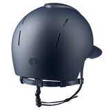KEP SMART NOVA KASK JEŹDZIECKI TEXTILE POLO GRANATOWY SHINY STAR - Kep Italia Equishop