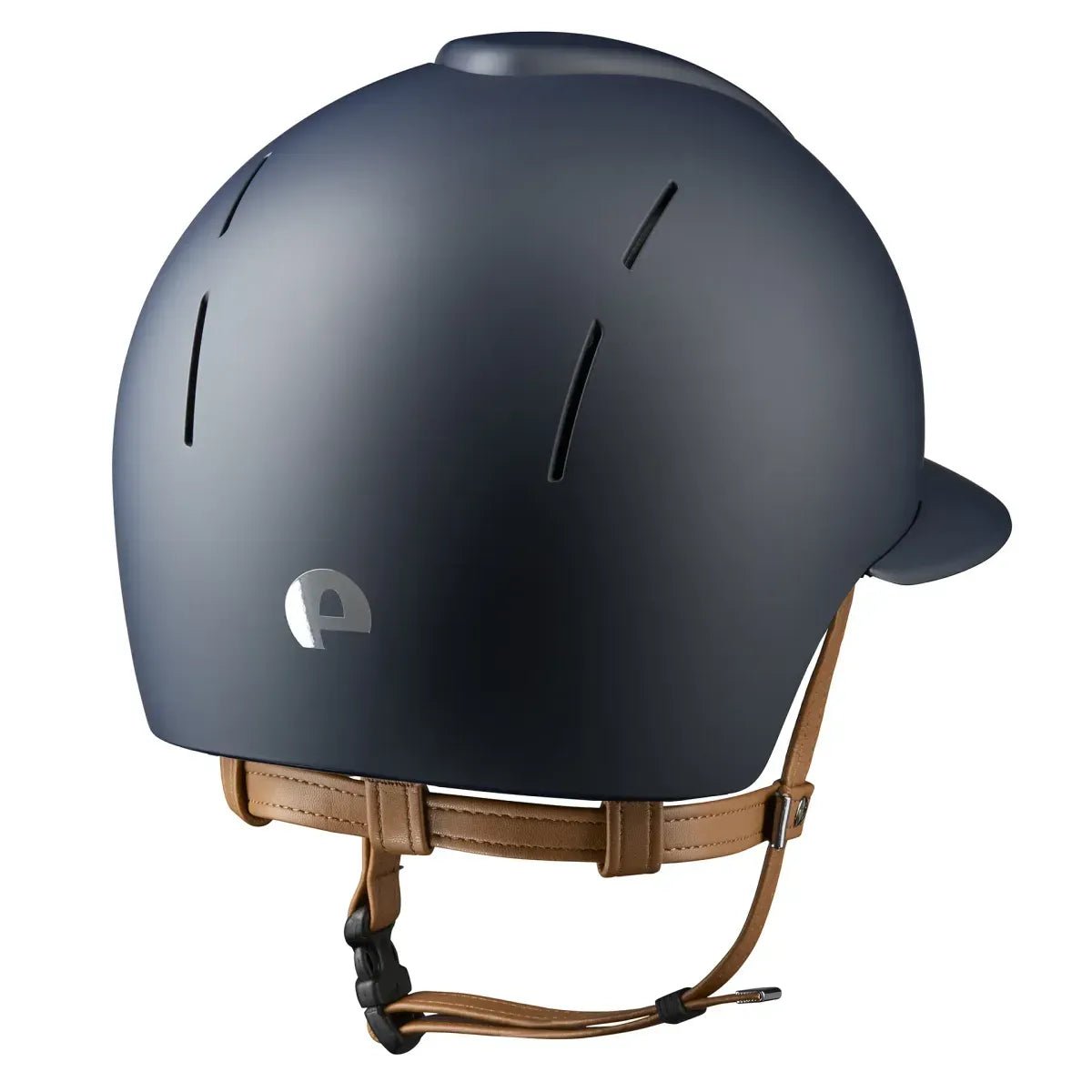 KEP SMART NOVA KASK JEŹDZIECKI TEXTILE POLO GRANATOWY Z BEŻOWYM PASKIEM - Kep Italia Equishop